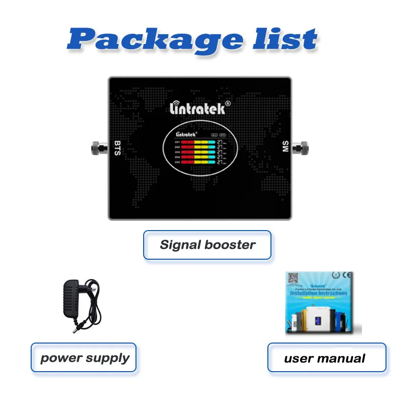 Lintratek 5 5-полосный усилитель сотовой связи GSM 2G 3G 4G 800 900 1800 2100 2600 MHz мобильный телефон