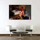 Изображение Красной головы, настенный художественный плакат, современный стиль, печать на холсте, картина для коридора, гостиной, спальни, украшение