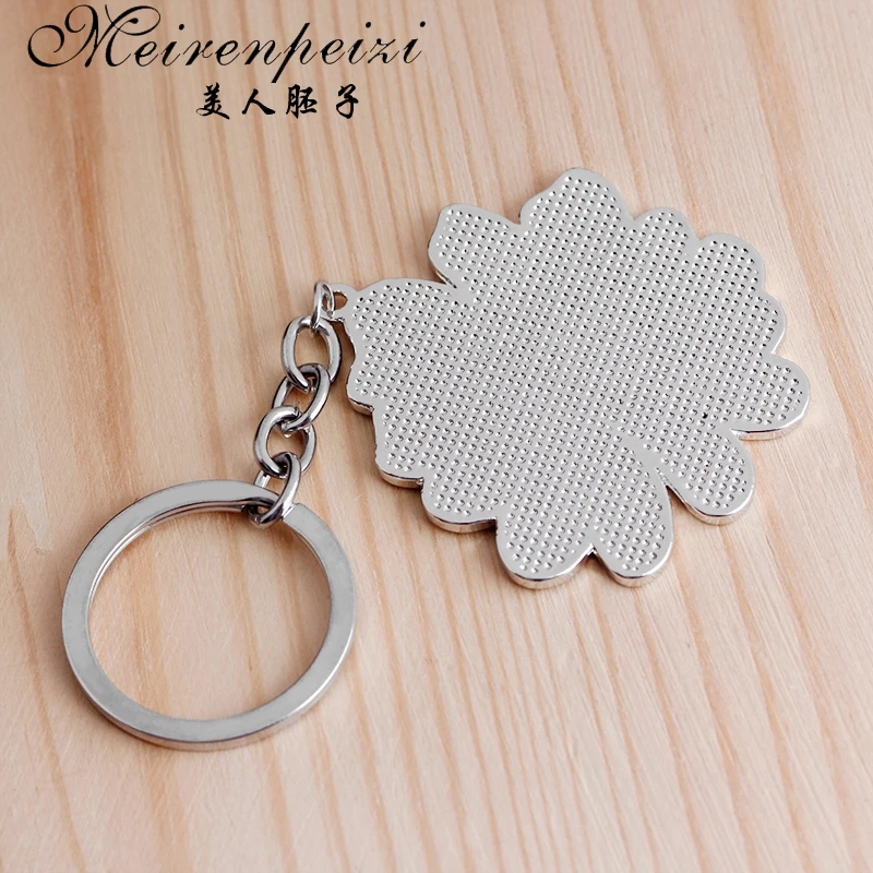 Kawaii Весенняя Маргаритка Брелок цветок цветочный кошелек брелок на рюкзак