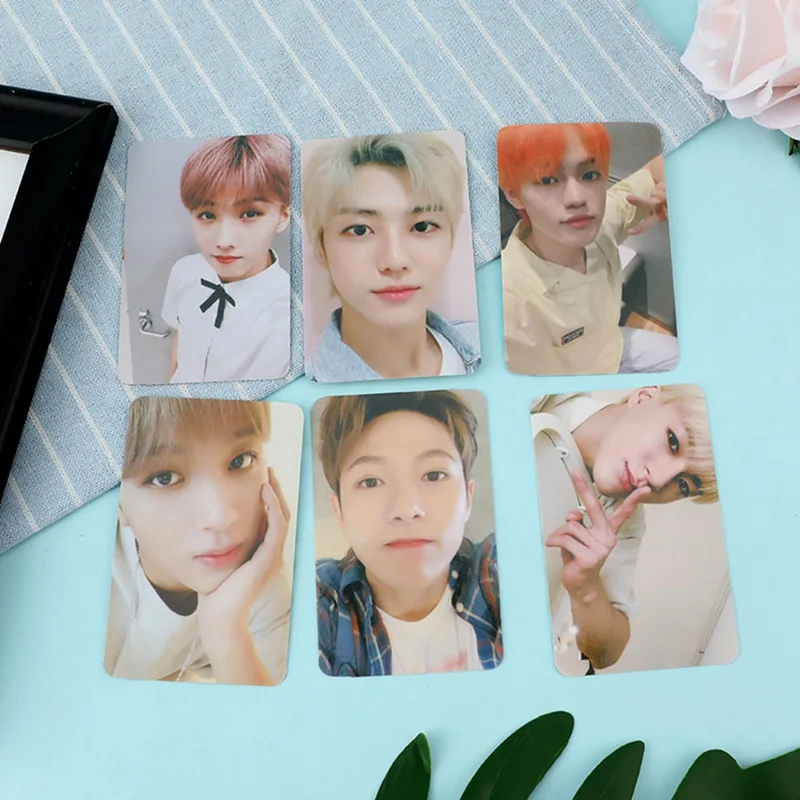 

6 Pcs/Set KPOP NCT DREAM We Boom Album Photo Card Hip Hop DIY Self Made Poster Cards Autograph Photocard For Fan Collection Gift