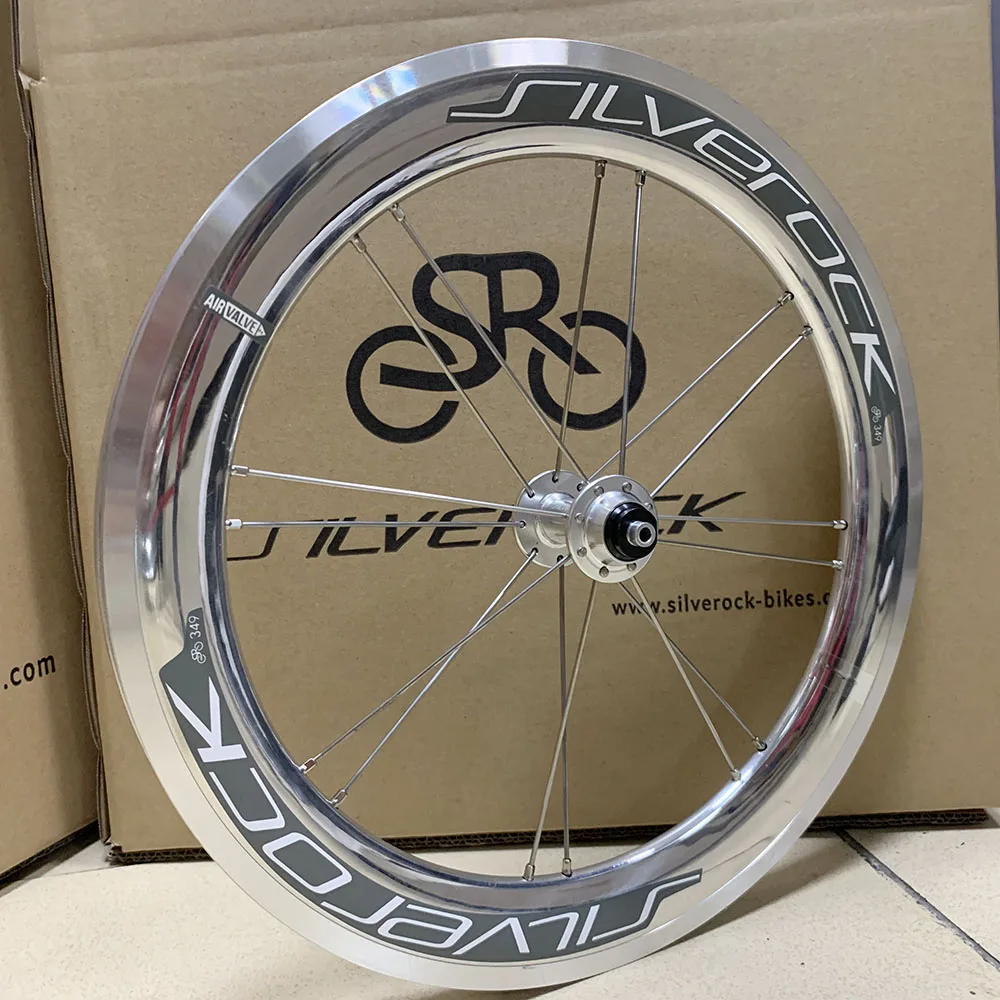 SILVEROCK Литые колеса 16 &quot1 3/8&quot 349 U обод V тормоз 74 мм 130 м 40 высокий профиль для GUST Zephyr
