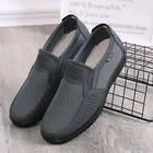 Удобные мужские повседневные туфли YWUGMZ Merkmak, дышащая сетчатая Летняя мужская обувь, новинка 2021, нескользящая легкая обувь для