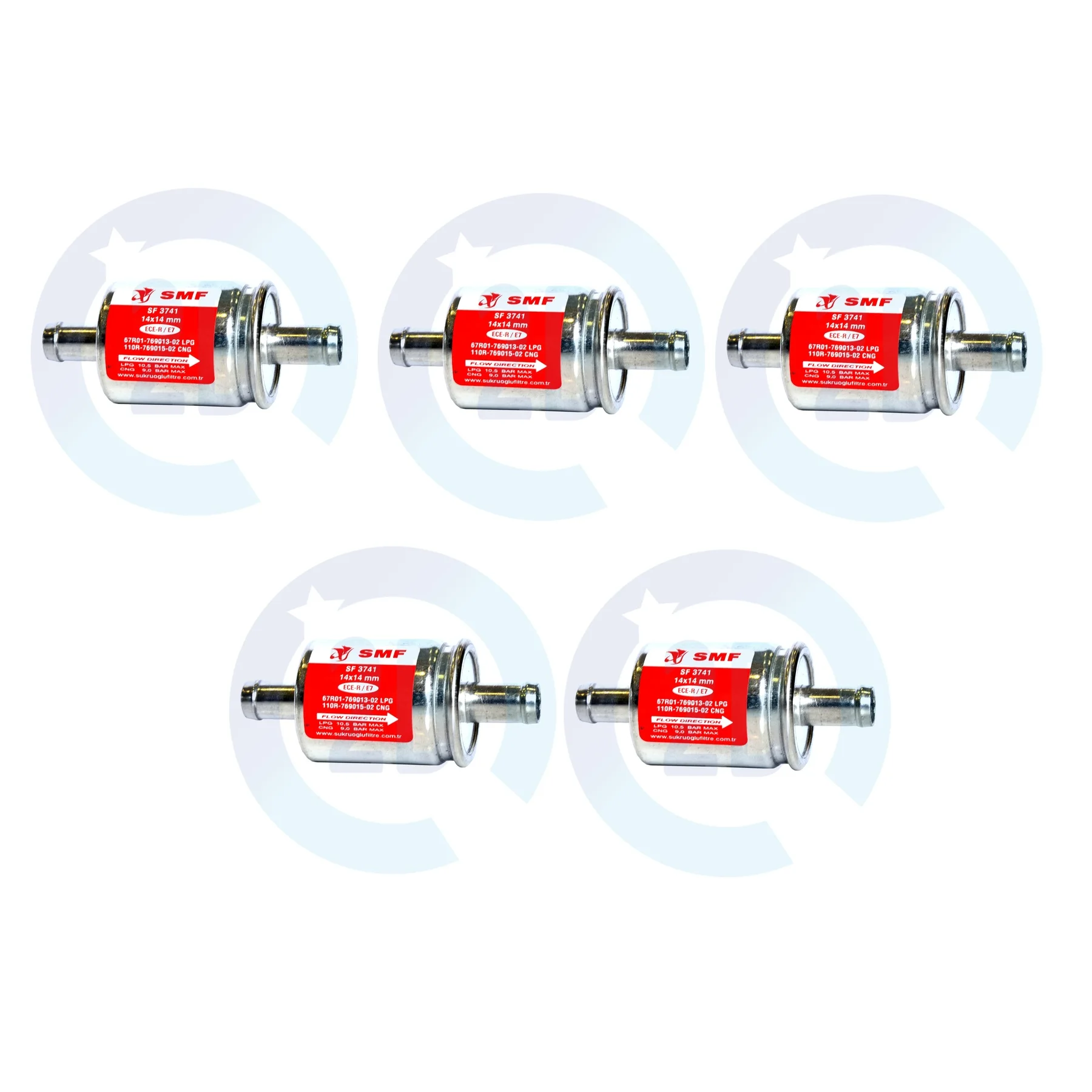 

5 Pieces LPG /CNG/GPL Filter 14mmx14mm for Landi and Landirenzo