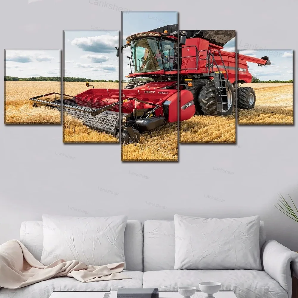 Картина на холсте настенный плакат декоративная рамка 5 шт. летние транспортные