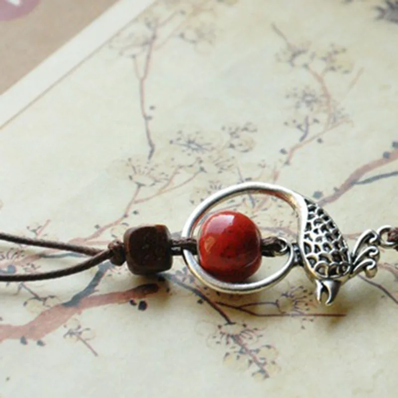 Модные очаровательные керамические разноцветные бусины в национальном стиле