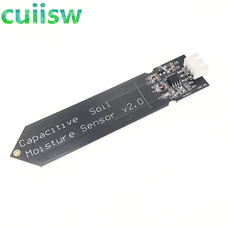 Емкостный датчик влажности почвы устойчивый к коррозии широкий провод