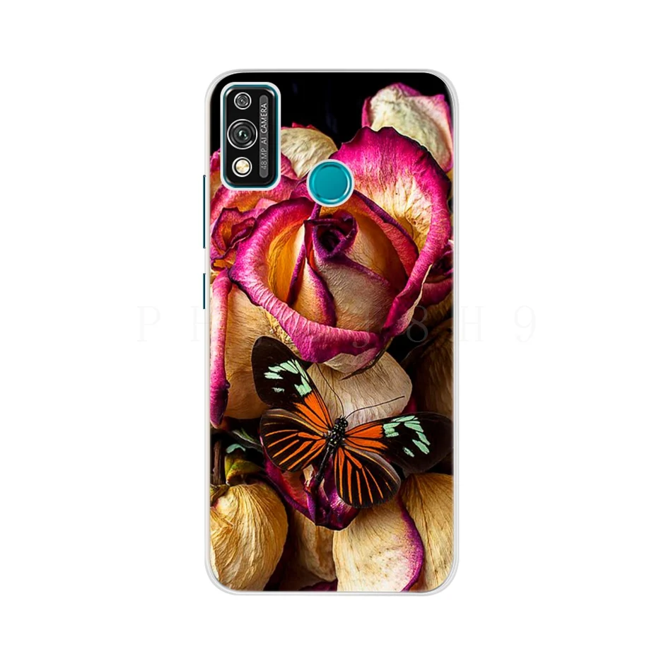 Чехол для Huawei Honor 9X Lite милый модный мультяшный чехол мягкий силиконовый Coque Fundas 9 X |