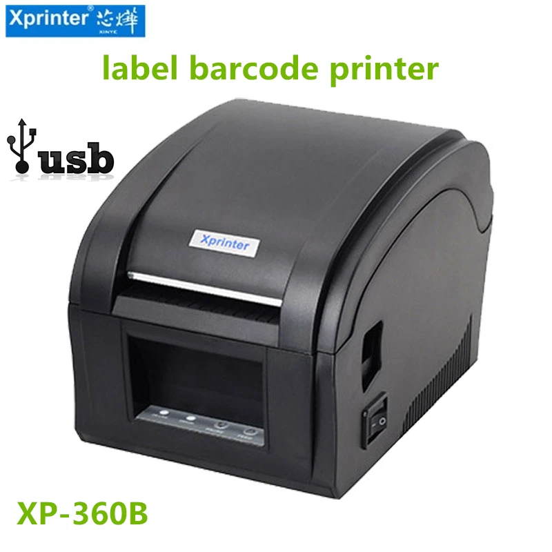 Фотопринтер штрих-кода, принтер для печати чеков, принтер для печати чеков, принтер Xprinter 20 мм-80 мм
