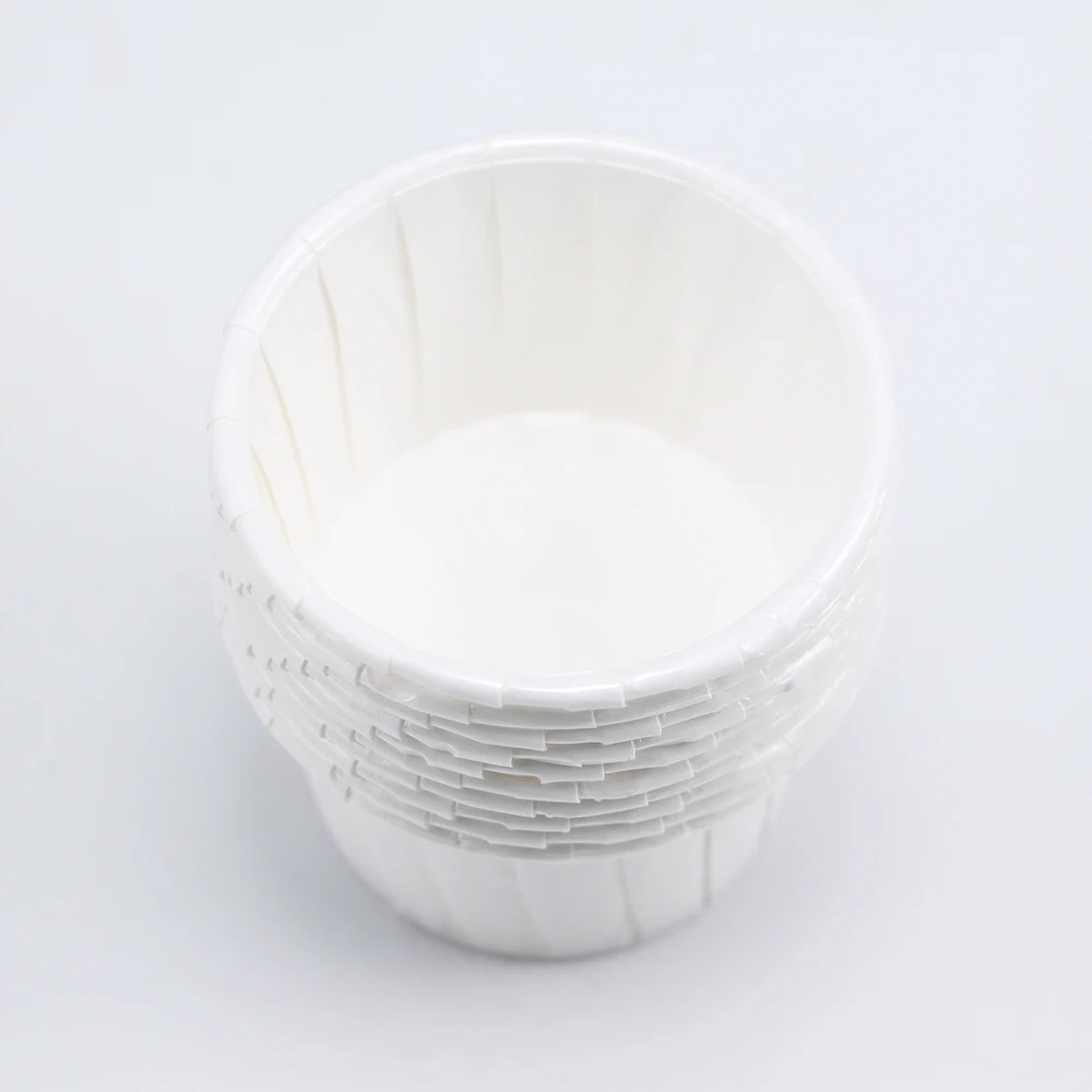 100 шт. воск для удаления волос белый бумажный стаканчик аксессуары тортов лоток