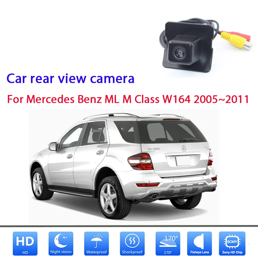 Камера заднего вида для Mercedes Benz ML M Class W164 2005 2006 2007 2008 2009 2010 2011 CCD HD камера ночного