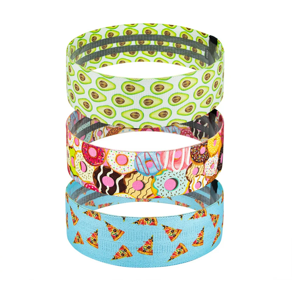 Авокадо/пончик/тесто для пиццы с узором в стиле хип кольцевые Эспандеры анти