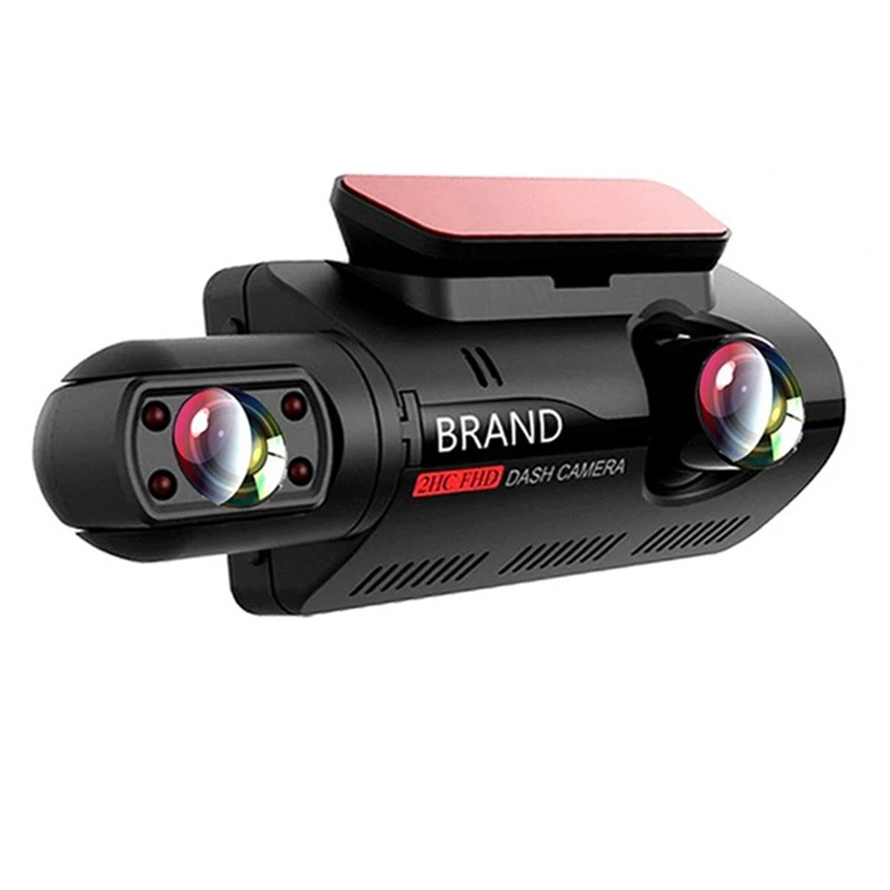 FHD Автомобильный видеорегистратор, видеорегистратор с двойной записью, видеорегистратор, 1080P, мониторинг парковки, акселерометр, видеорегистратор