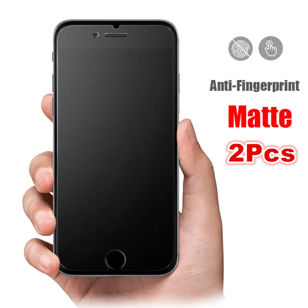2 шт./лот матовое закаленное стекло для iphone 6 6s 7 8 Plus 5 5S 5c SE защита экрана 11pro XS Max