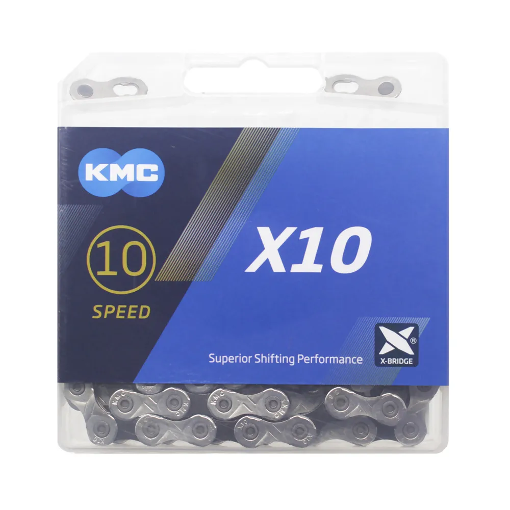 X10 10S 116L KMC велосипедная цепь X8 X9 X10 X11 X12 велосипедная цепь 8/9/10/11/12 скоростная дорога MTB шатун Shimano/SRAM 8 9 10 11 12s переключатель 116L - Цвет: X10 10S 116L