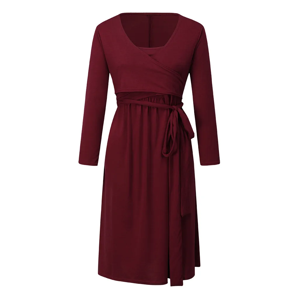 Женское кружевное платье SAGACE Элегантное повседневное свободное с длинным