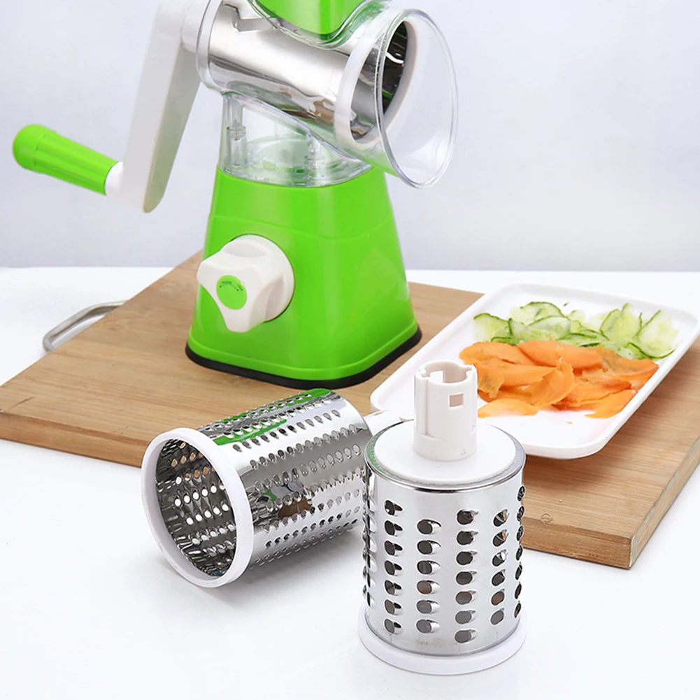 vegetable slicer tiling table drum grater colors green red and turquoise blue slicer potato wavy shredder kitchen gadgets tools free global shipping