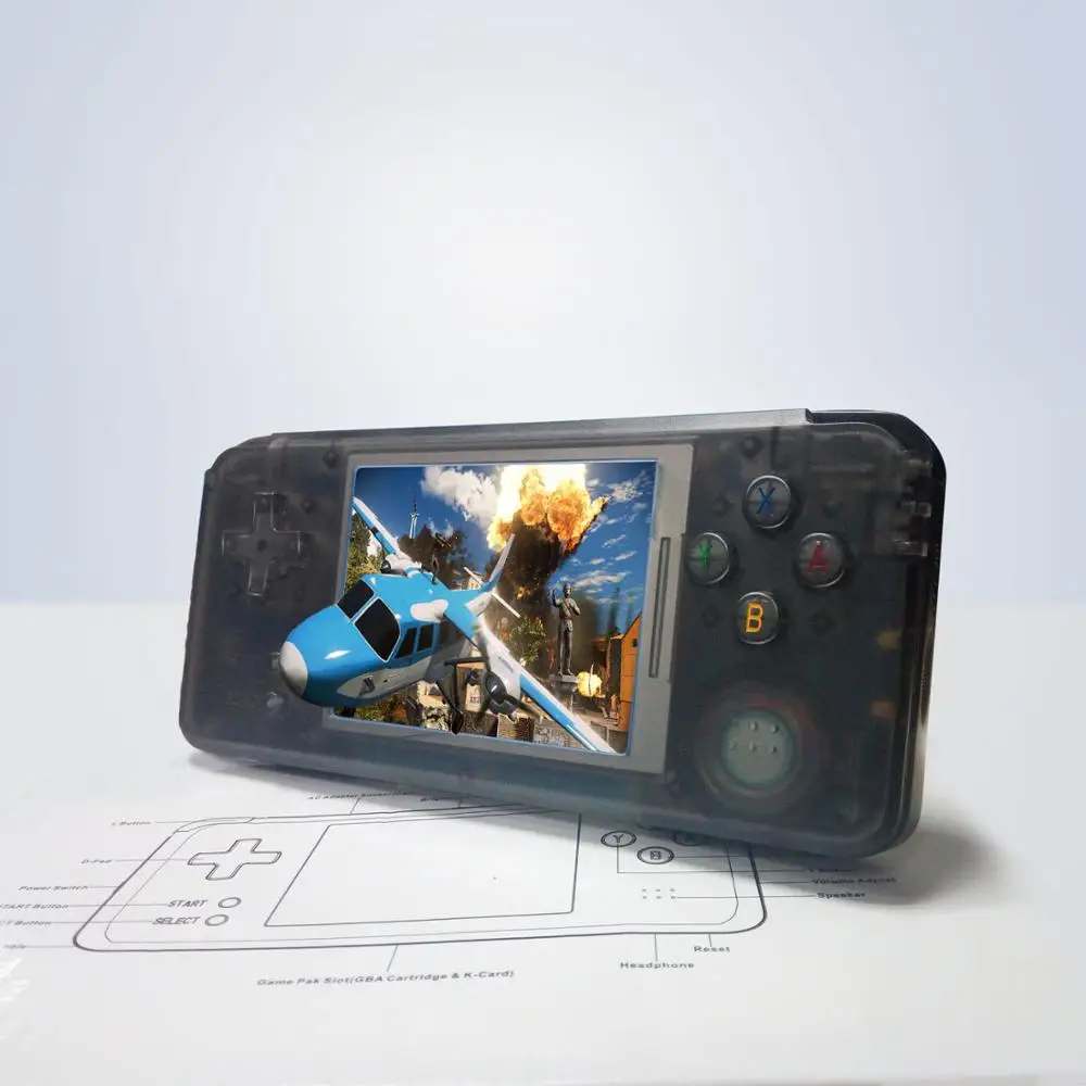 Новая игровая консоль RS97 IPS в стиле ретро видеоигры эмуляторы ручной игровой