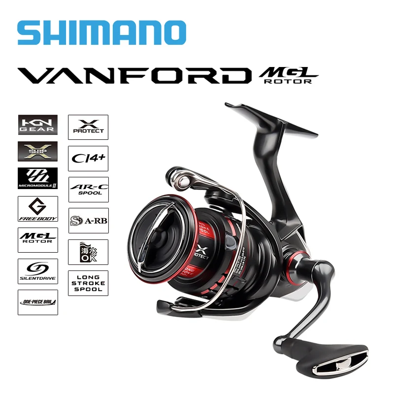 Рыболовная катушка SHIMANO VANFORD C2000SHG/C2500SHG/C3000HG/4000MHG/4000XG/C5000XG 7 + 1BB CI4 корпус для морской