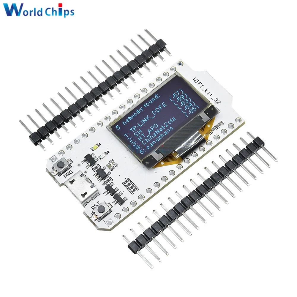 Макетная плата Esp32, 0,96 дюйма, OLED, цифровой дисплей, модуль Bluetooth, Wi-Fi, CP2102, 32 м, флэш-Интернет вещей для Arduino - изображение