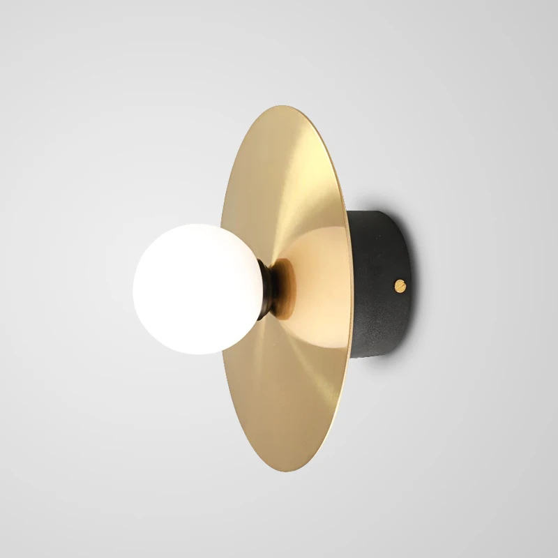Современный Золотой светодиодный настенный светильник для гостиной ванной бра