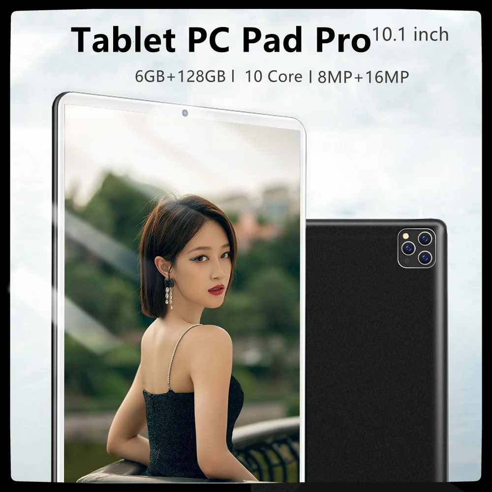 

Pad Pro 10.1 inch'' Tablet PC Network 10 Core Tablet android MT6788 sim tablet Wifi Type-C tablet 128GB android 10.0