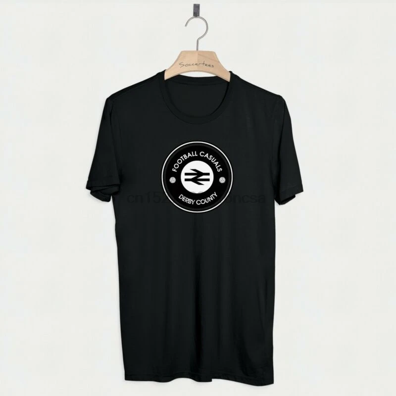 Футболка Дерби графство футбол Casuals Awaydays 80s Топ Ультрас комоды от DCFC|Мужские
