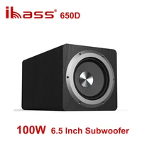 ibass su650d wooden active subwoofer high power rms 100w strong super bass speaker powerful woofer audio multimedia music player