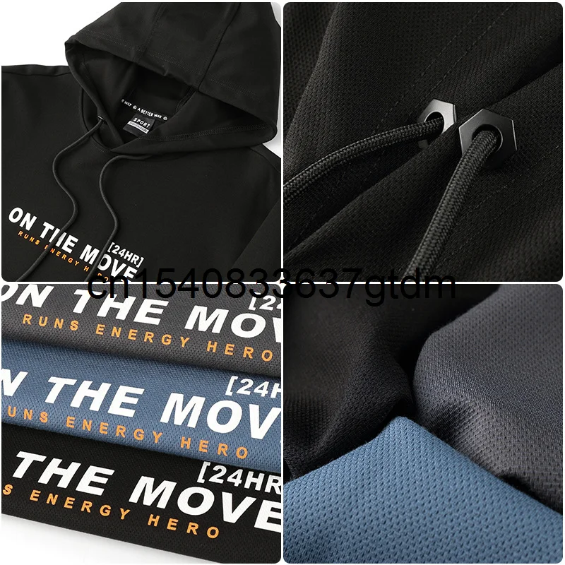 

Spring 2021 new young men's fat plus oversized hooded Pullover