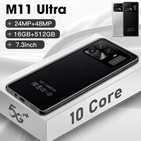 new global m11 ultra smartphone 16gb512gb 10 core 48mp camera celular 5g version android cell phone 6800mah mobile phones