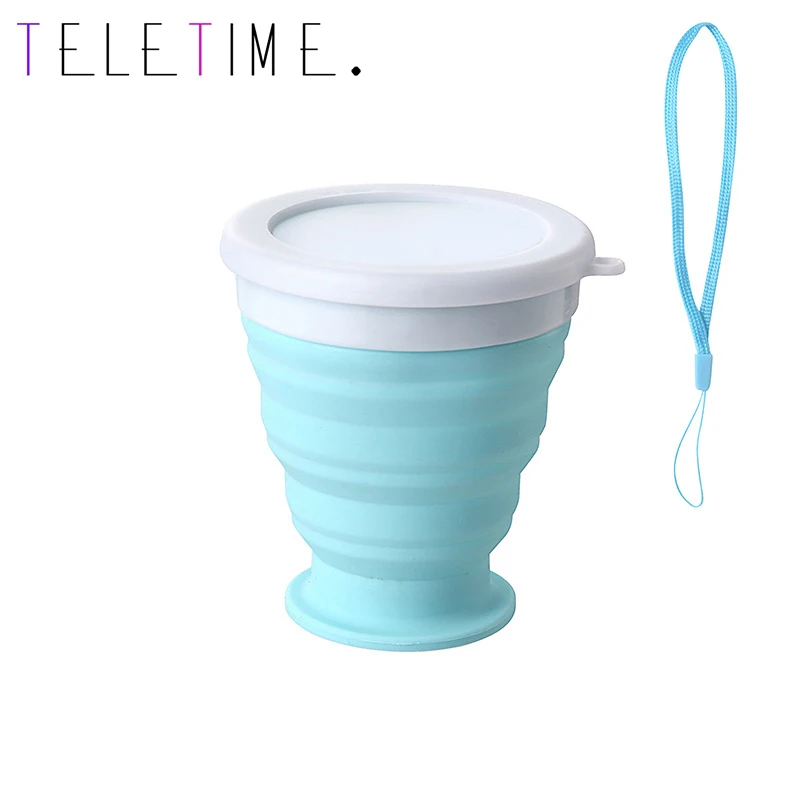 Складные чашки 200 мл не содержит Бисфенол А чашка для воды пищевого класса