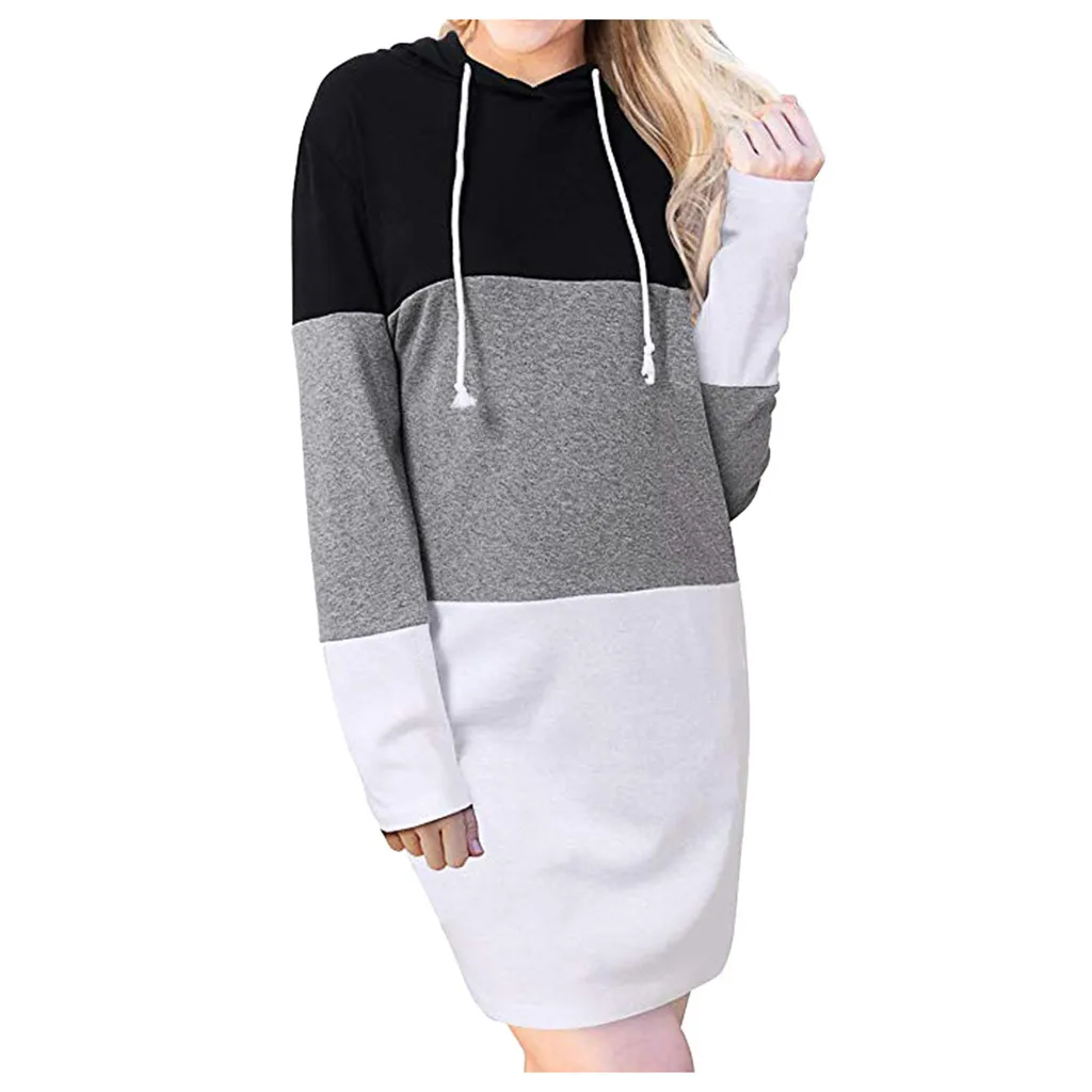 JAYCOSIN модное платье с длинными рукавами леопардовое Повседневное трикотажное