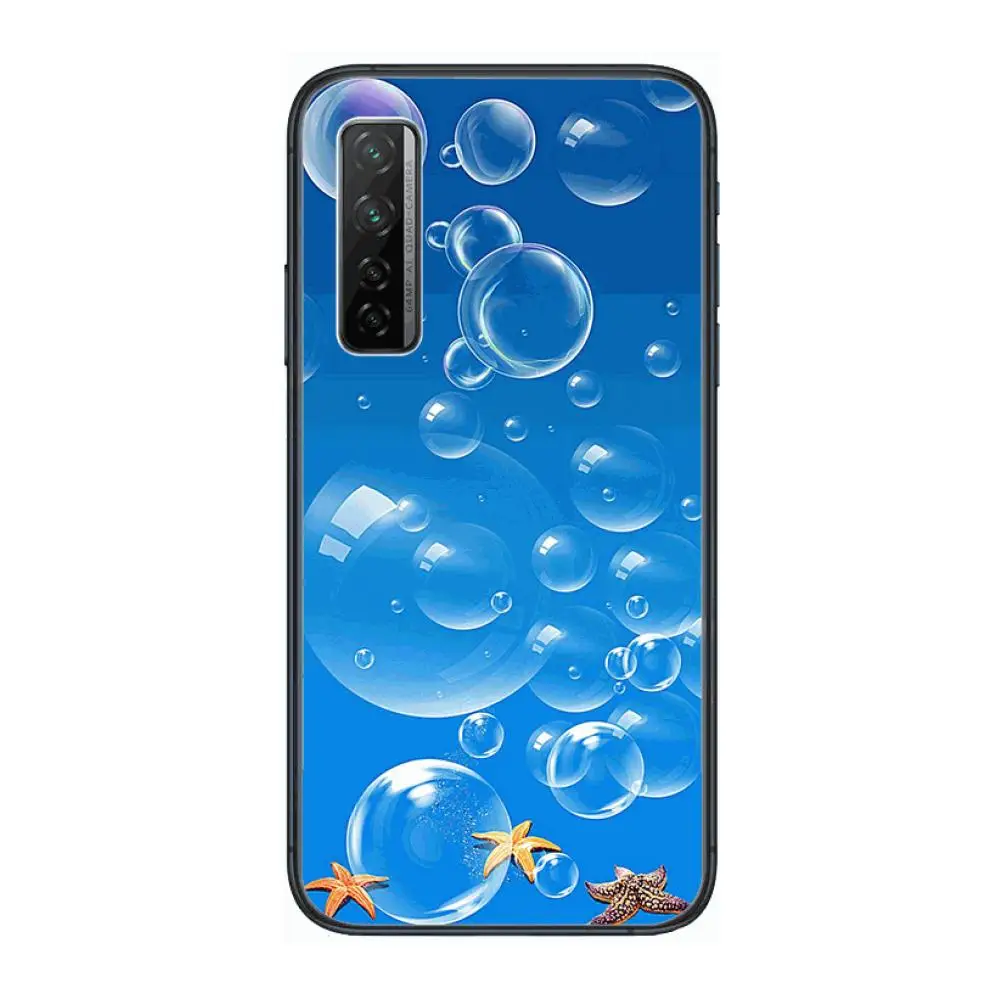

Bubbles in the sun Phone Case For Huawei Nova p10 lite 7 6 5 4 3 Pro i p Smart ZBlack Etui 3D Coque Painting Hoesje