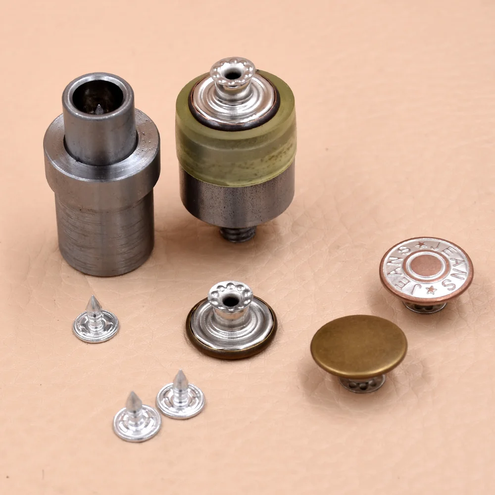 Hand press mold.Shaking head buckle buttons mold dies.Flat jeans button metal buttonhole tool. | Дом и сад