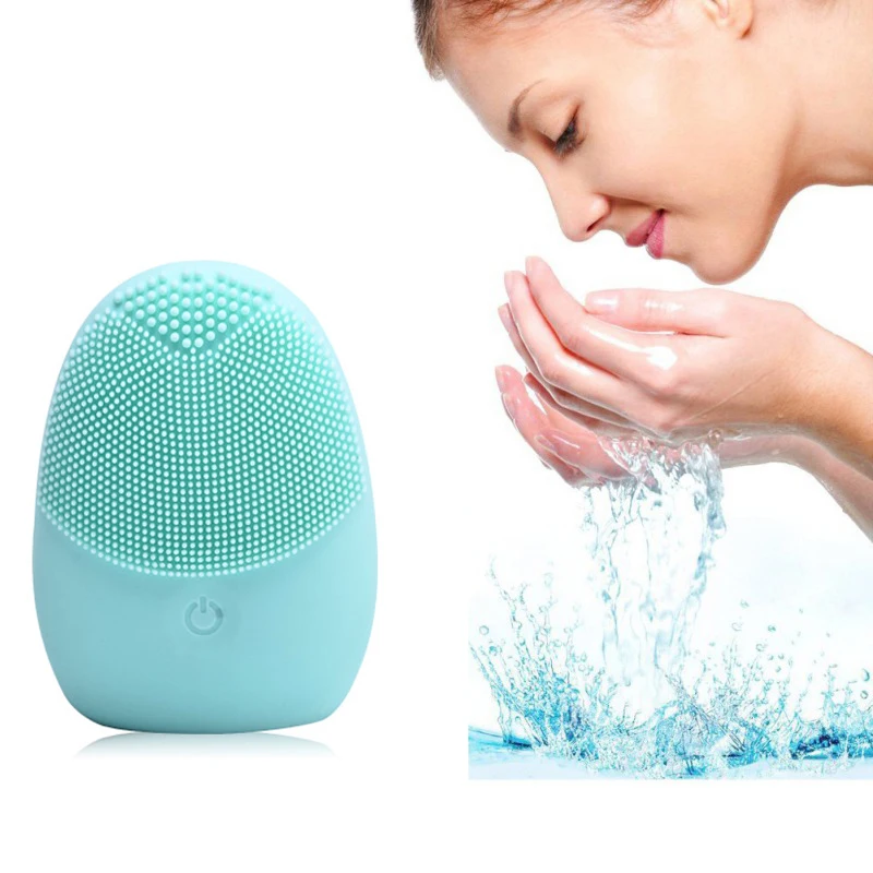 Щетка для чистки лица электрическая Массажная щетка мытья Глубокая чистка пор