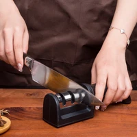 3 stages knife sharpener professional kitchen sharpening stone grinder knives whetstone tungsten diamond ceramic sharpener tool