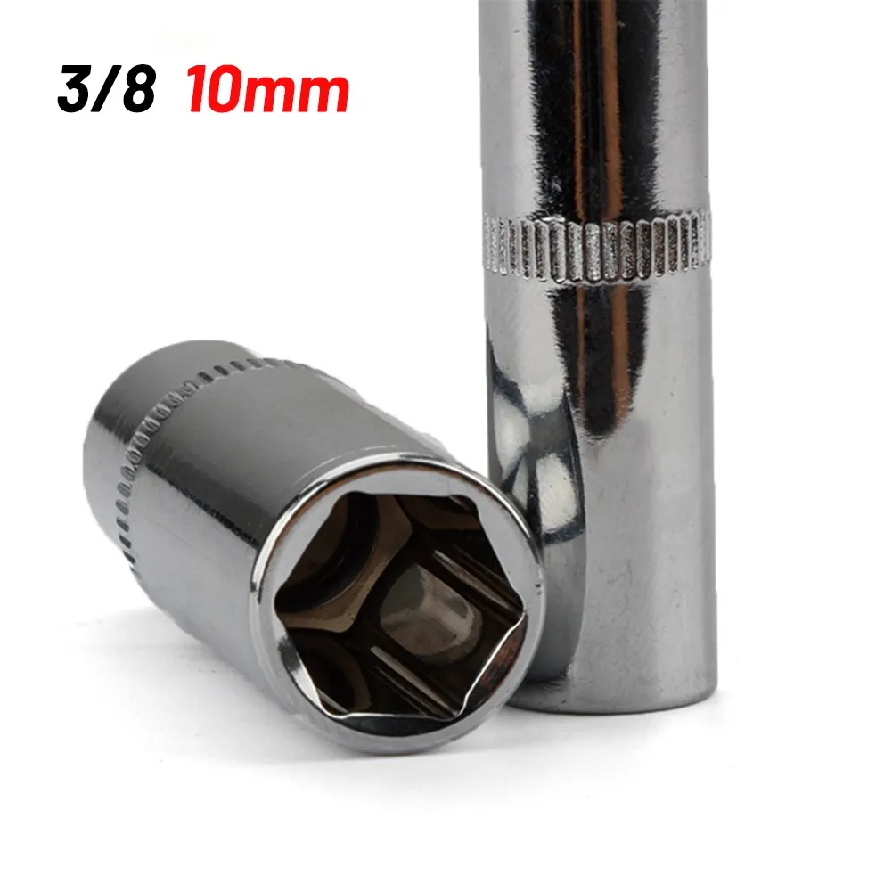 

NEW 3/8 Inch Square 6 Point Drive 10mm Deep Socket Repair Tools Attachment////