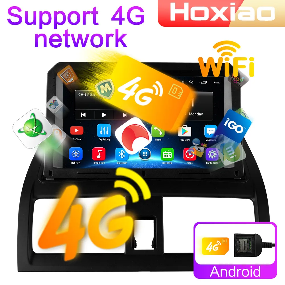 Автомагнитола 2 din 4G Android 8 1 мультимедийный видеоплеер для Honda Accord 7 2003 2004 2005 2006 2007 2008