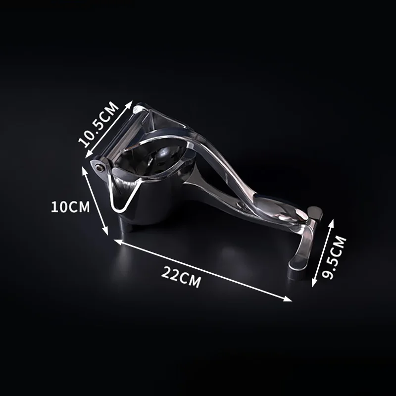 

Kitchen Tool Aluminium Alloy Silver Portable Multifunction Hand Pressure Manual 1Pcs Juice Squeezer