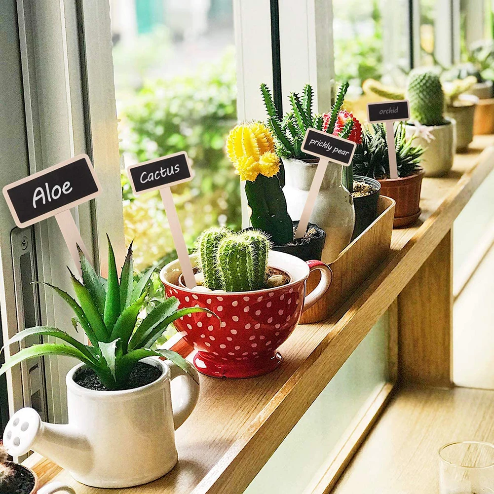 20 шт. Т образная деревянная доска для украшения сада|Маркеры растений| |