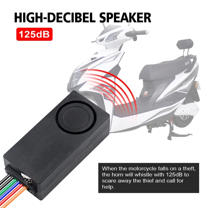 

48~75V Motorcycle Alarm Engine Anti-Theft Alarm Locks Smart Induction Wireless Remote Control With Remote Controlers