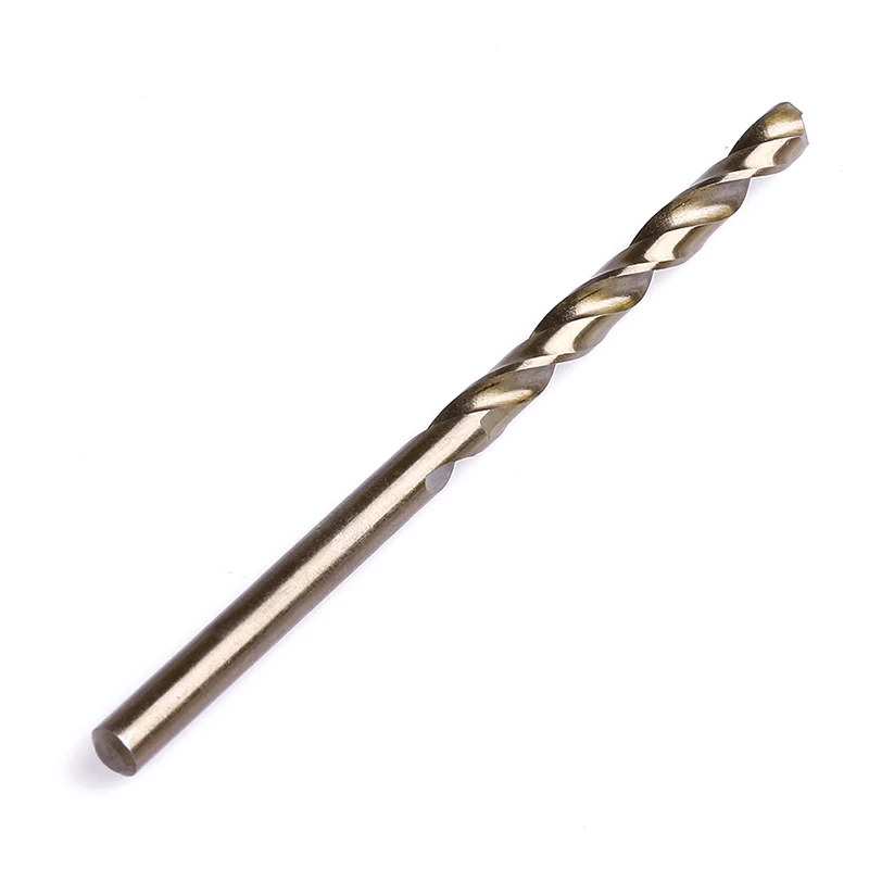 

10Pcs/Set 4mm M35 Round Shank HSS-Co Cobalt Twist Drill Spiral Drill Bit