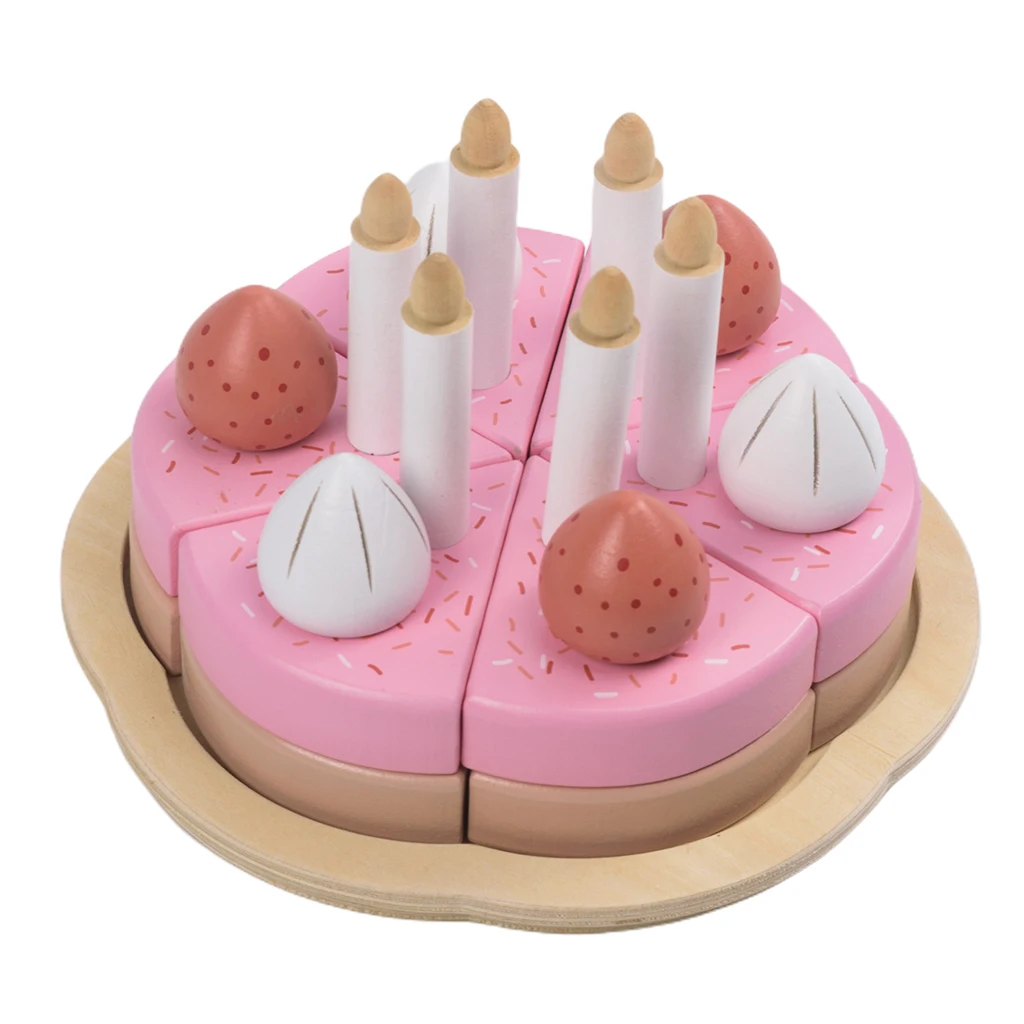 25 шт. кухонные игрушки торт еда Сделай Сам ролевые игры фрукты резка на день