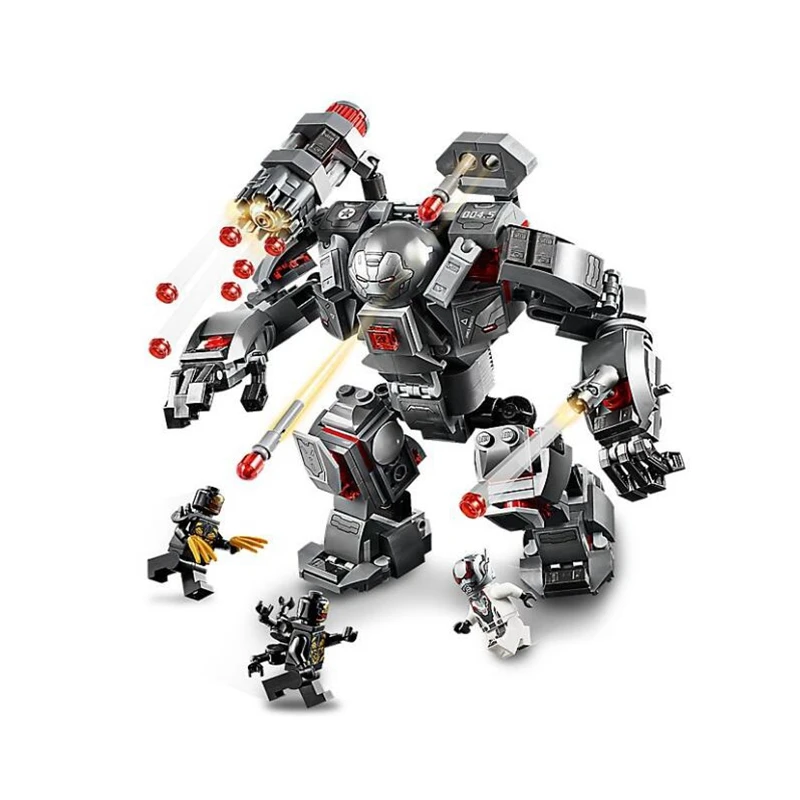 Marvel Avengers Ironman War Machine Sanctum Showdown Spider Man Batman совместимые Lepins строительные блоки