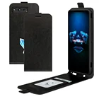 Роскошный флип-чехол из искусственной кожи вертикальный открывающийся вверх для ASUS Zenfone 8 ZS590KS ROG 5 ROG 3 ZS661KS Coque