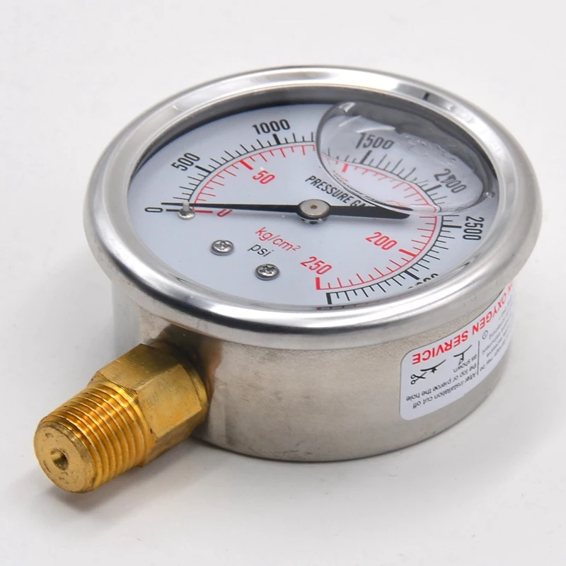 1/4 NPT Автомобильный манометр для масла модель модели 0-3500 PSI | Автомобили и