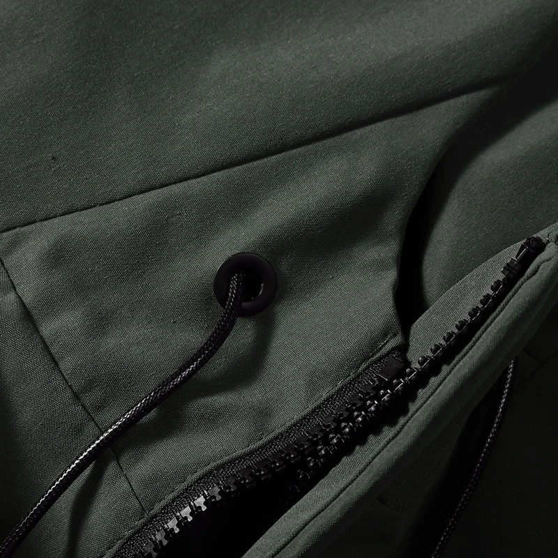 

FOJAGANTO 2021 New Men's Jacket Autumn Spring Bomber Windbreaker Jackets Men Hooded Windproof Jacket Male