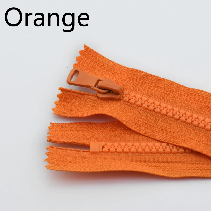 Orange Meetee 5 шт. 15/20/25 см 5# разъемная застежка-молния смолаы неразъёмная застёжка-Костюмы карман на молнии Подушка DIY кошелек одежда швейной фурнитуры ZA007 - Цвет: Orange