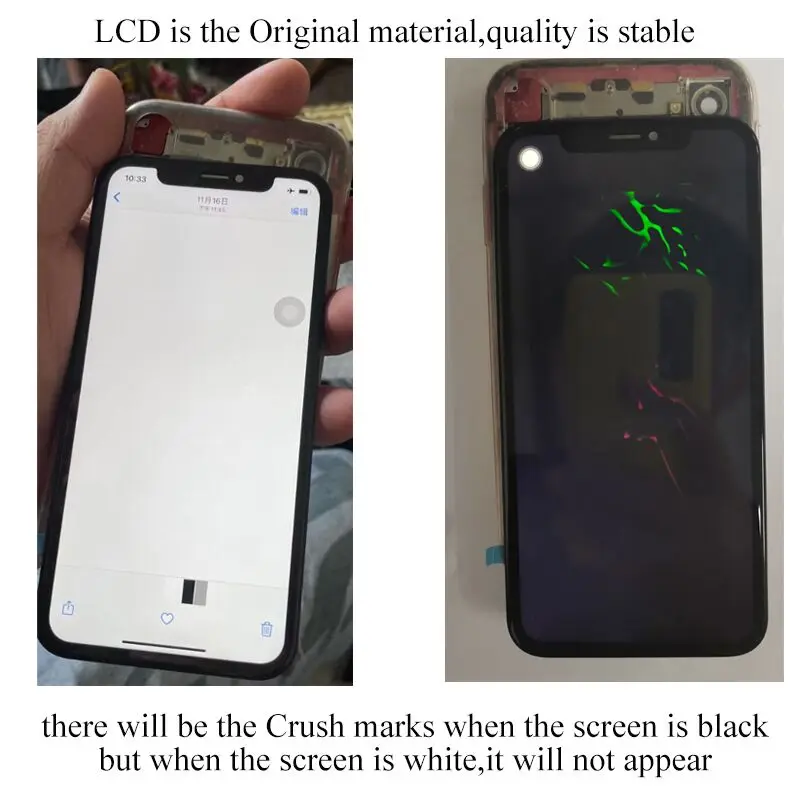 

OLED Little Crush LCD Pantalla For iPhone 11 LCD Display Touch Screen Digitizer Assembly For iPhone11 LCD Display With 3D Touch