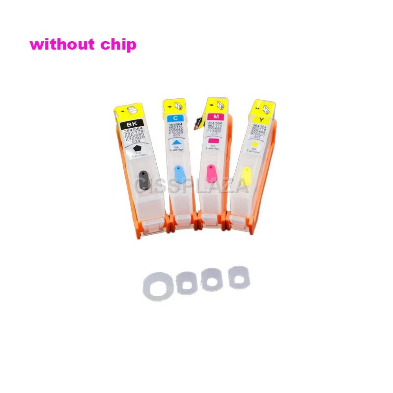 CISSPLAZA 4 шт. многоразовый картридж совместимый для HP 903 904 905 OfficeJet 6950 6956 Pro 6960 6970 без