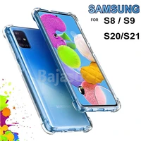 clear%c2%a0shockproof phone case for samsung galaxy s21 s20 fe s10 s9 s8 plus note 20 ultra silicone cover for a52 a51 a12 a71 luxury